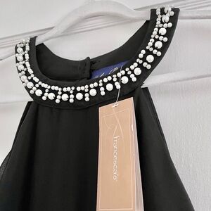 Black pearl dress